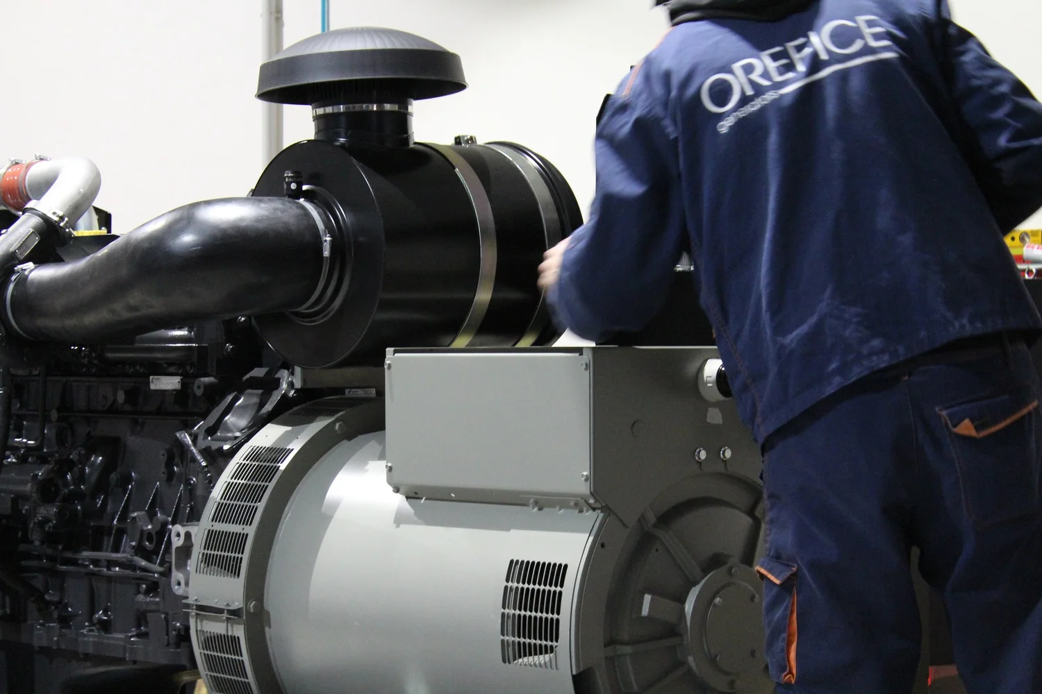 Alternatore Leroy Somer rigenerato in officina Orefice