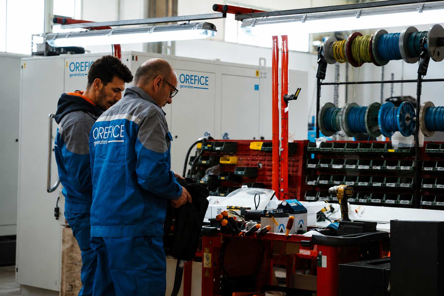 Tecnici Orefice al lavoro in officina